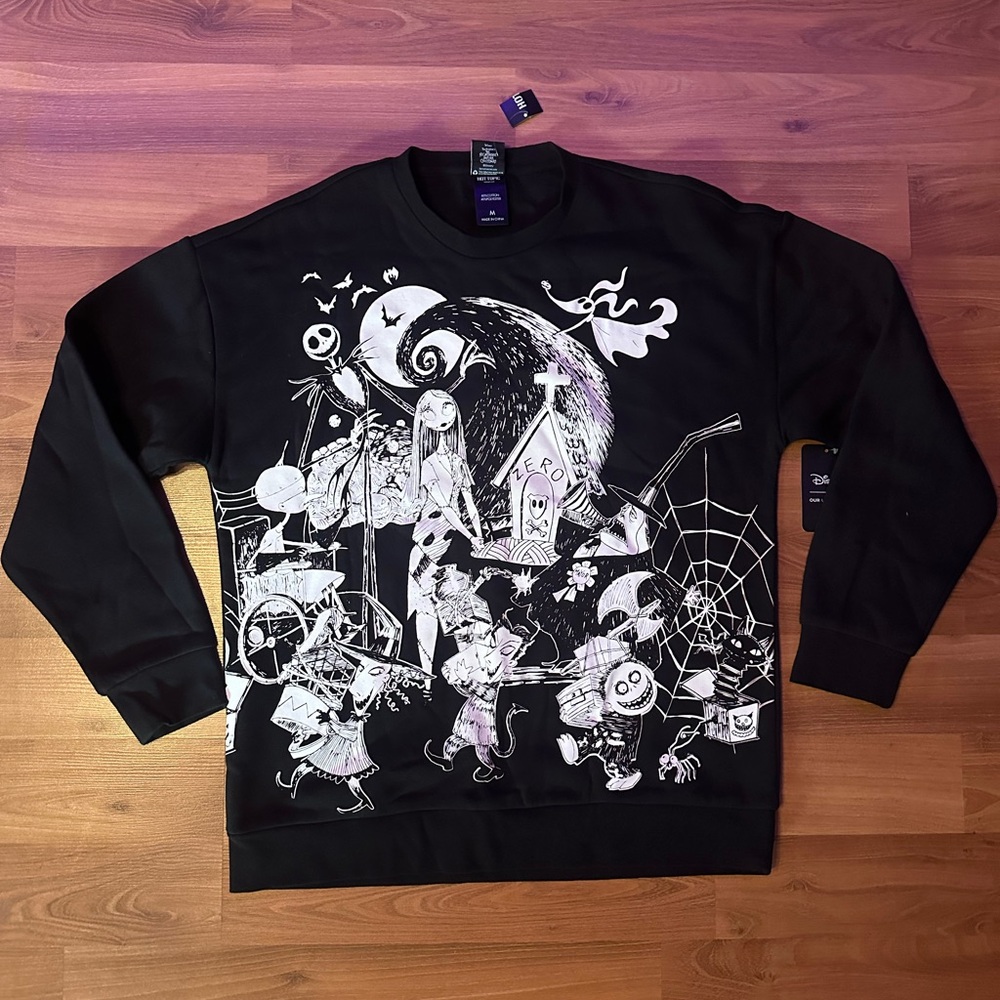 The Nightmare Before Christmas Men's Crewneck Sweater